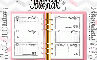 bullet journal supplies